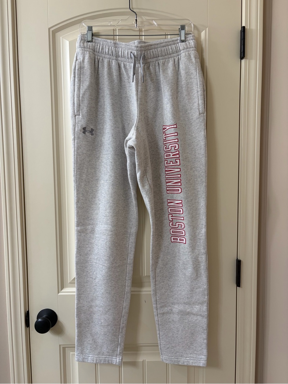 Under Armour Mens' Gray Boston University Jogger Sweatpants, Size M
